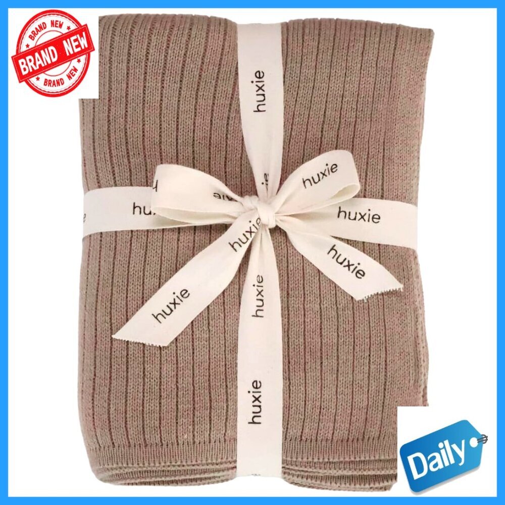 30x40 Organic Cotton Knitted Baby Blanket Swaddle Receiving
